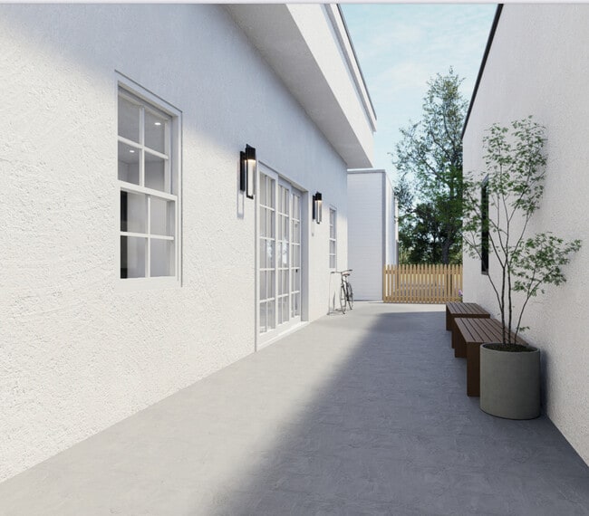 Garage Exit - 3509 S Bronson Ave Unit 1/2