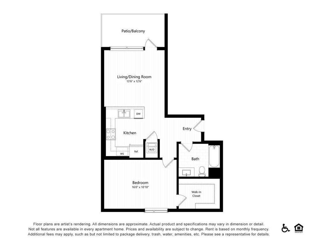 Floor Plan - 1 BR A8