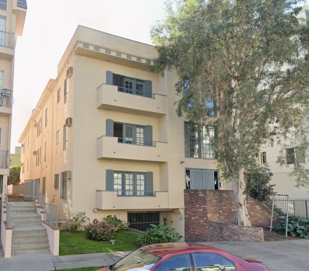 Building Exterior - Left-hand side - 10964 Wellworth Ave Apartments Unit 101