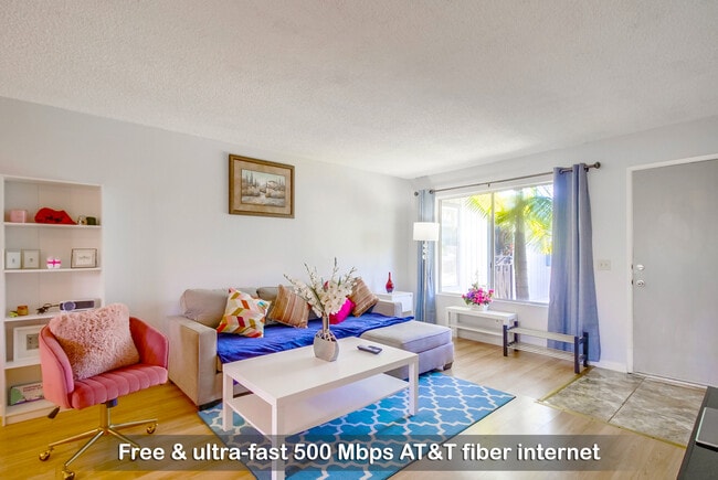 Sink into our plush, comfy couch and enjoy watching your favorite movies - 1279 Granger St Unit 1