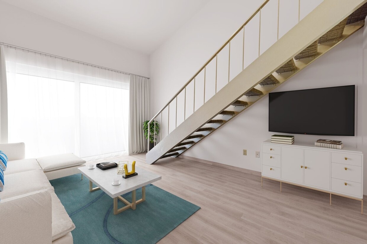 Floor Plan - Newly Renovated Multi-Level Townhome w/ Balcony