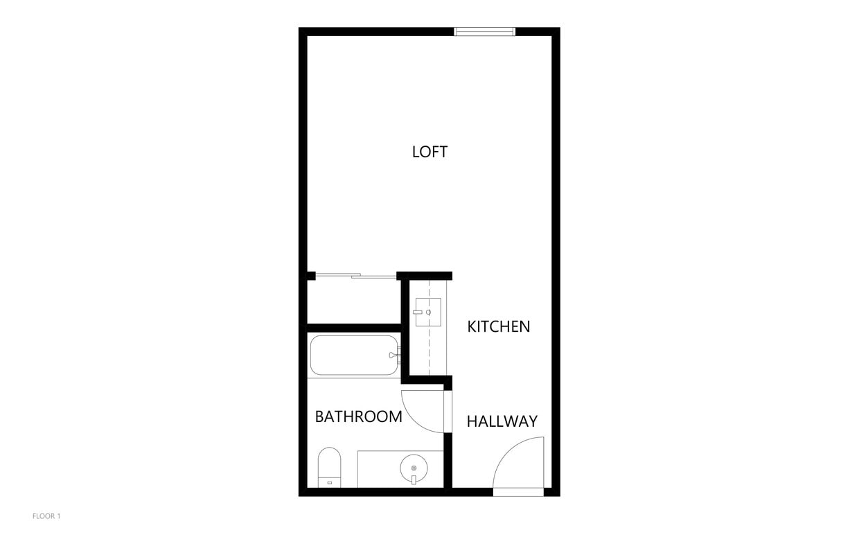 Floor Plan - Studio