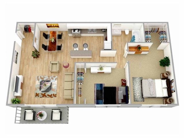 Avalon - Two Bedroom One Bath