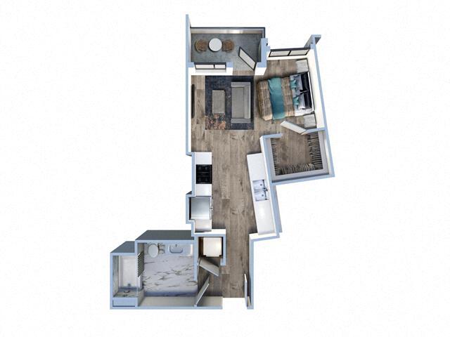 Floor Plan - Studio-C1