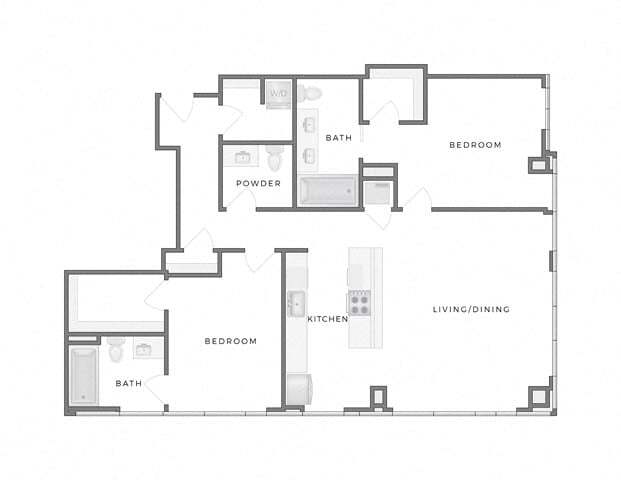 Floor Plan - 2J