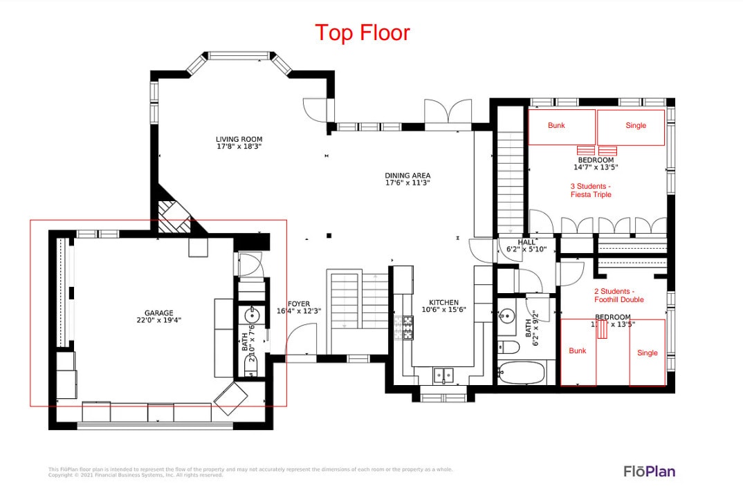 Floor Plan - Foothill