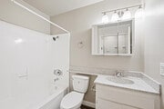 2BR, 2BA - 850SF - Primary Bathroom - San Dimas Village
