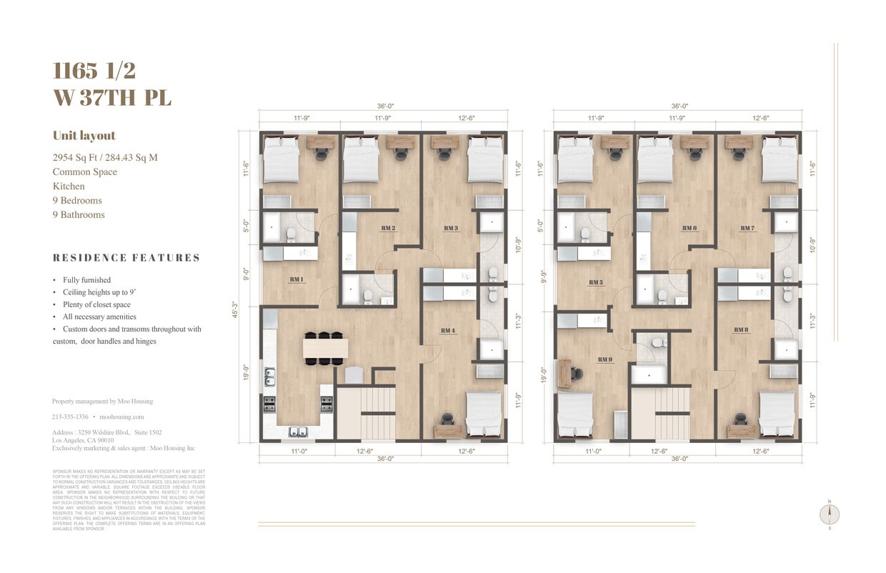 Floor Plan - 1165 1/2 W 37th Pl