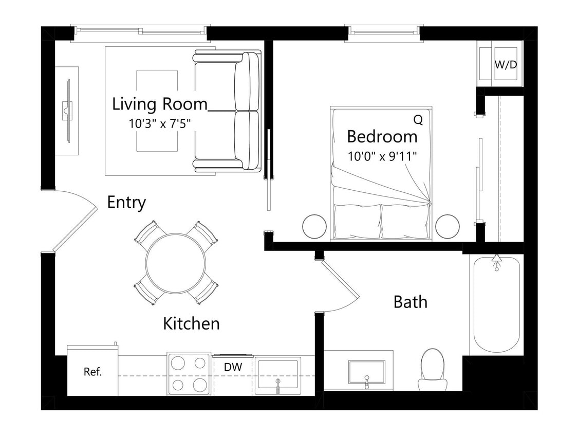 Floor Plan - 1430-Lincoln_1C.1