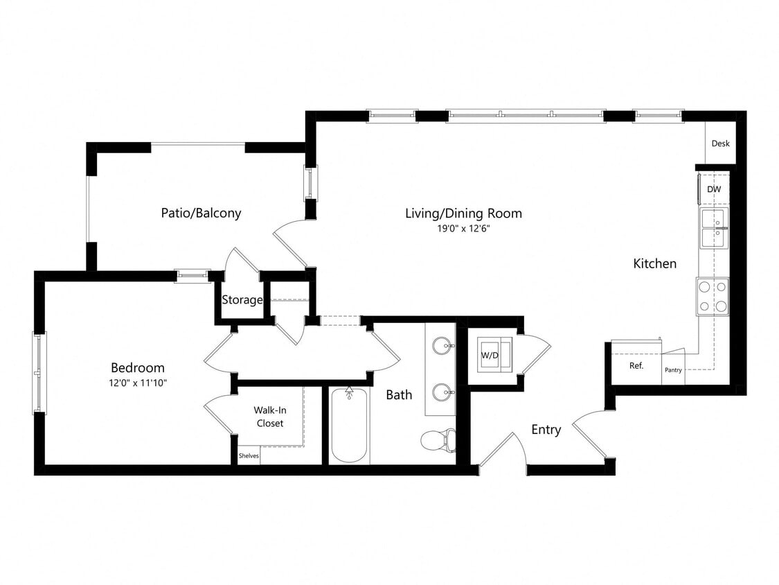 Floor Plan - 1-1 ALT 1