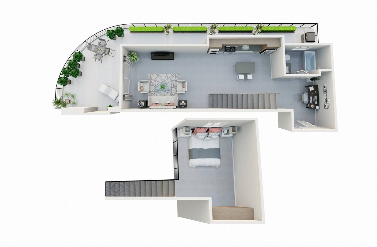 Floor Plan - Tribeca Studio Loft