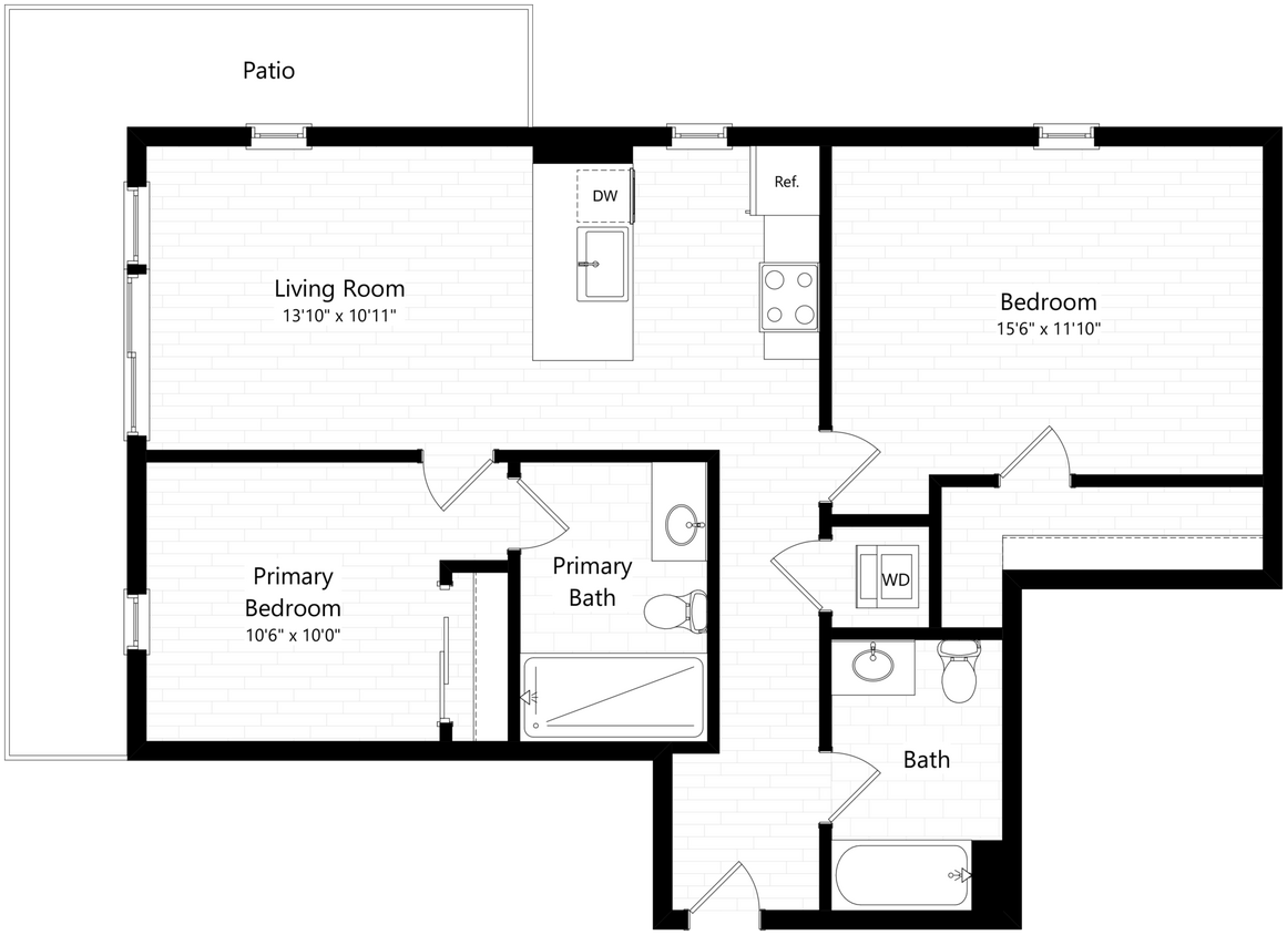 Floor Plan - A - 2x2