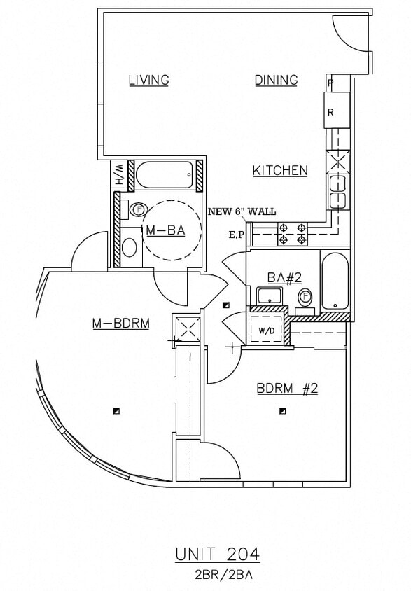 Floor Plan - 2 Bedroom 2 Bathroom