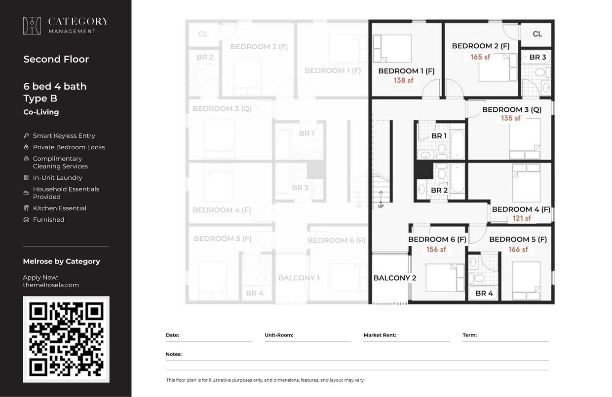 MEL_6_bed_4_bath_Type_B - 6 Bed 4 Bath - B