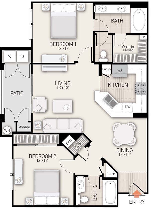 Floor Plan - Quail Ridge - Plan G