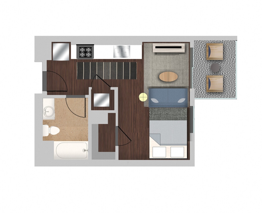 Floor Plan - Efficiency 3