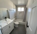 Newly renovated bathroom with custom finishes. - 1016 Western Ave Unit G