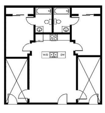 Floor Plan - Unit M2P2