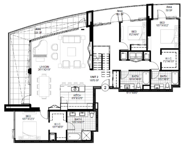 Floor Plan - SPIRE 3N