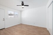 2BR, 1BA - 640SF - Primary Bedroom - Parkhill Apts