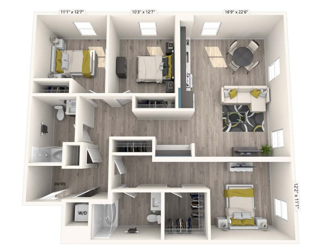 Floor Plan - C1-FinishII-Unit444