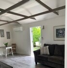 Vaulted Living room Dining room to outside private garden - 17461 Keswick St House