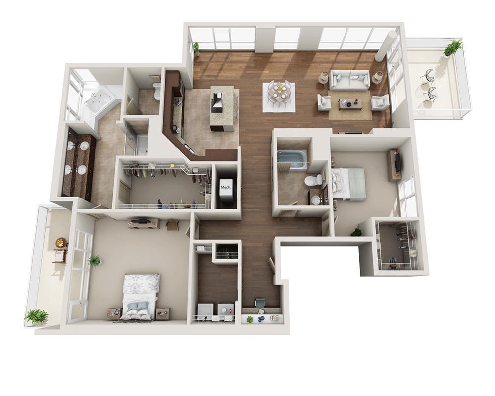 Floor Plan - Plan R (B2F)