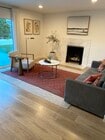 Living Room with white marble fireplace - 286 N Kellogg Ave House