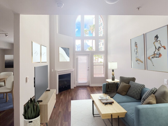 3-Bedroom / 2 BA Townhome-style - The Glendon Apartments in Westwood
