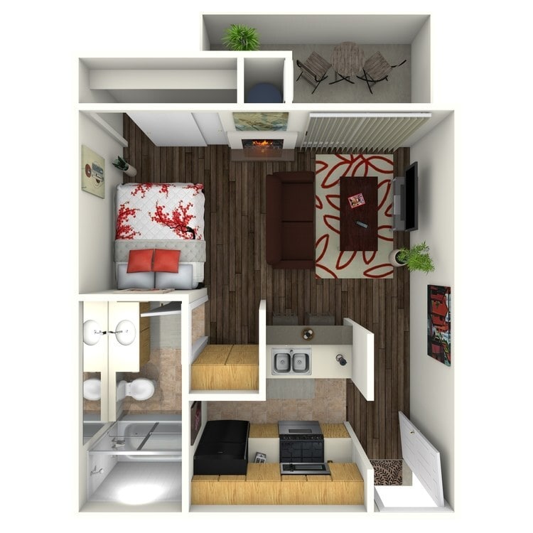 Floor Plan - Studio D
