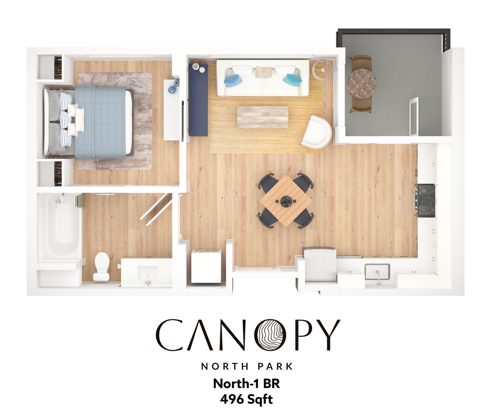 NORTH-1BR-V3 (1).jpg - 1 Bedroom; 1 Bathroom