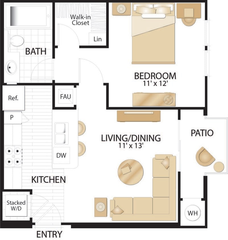 Floor Plan - Soggiorno - Plan A