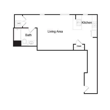 Floor Plan - S14 Studio