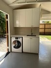 Washer/Dryer combo unit and custom cabinetry - 2401 32nd St House