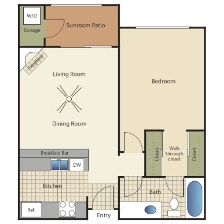 1x1x775_842509.png - 1 Bedroom 1 Bath 11A