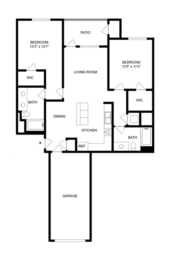 Floor Plan - B2+Garage