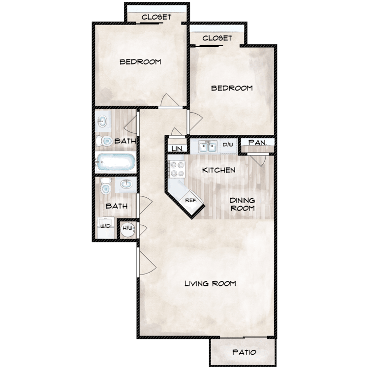 2x15_490331.png - 2 Bed 1.5 Bath