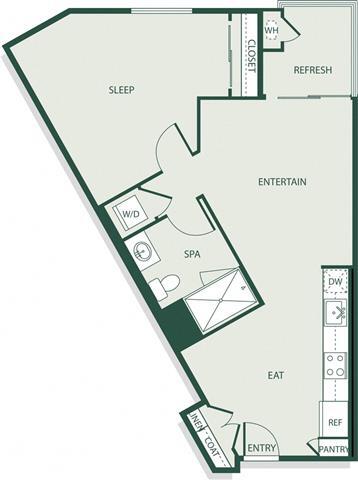 Floor Plan - 1B4