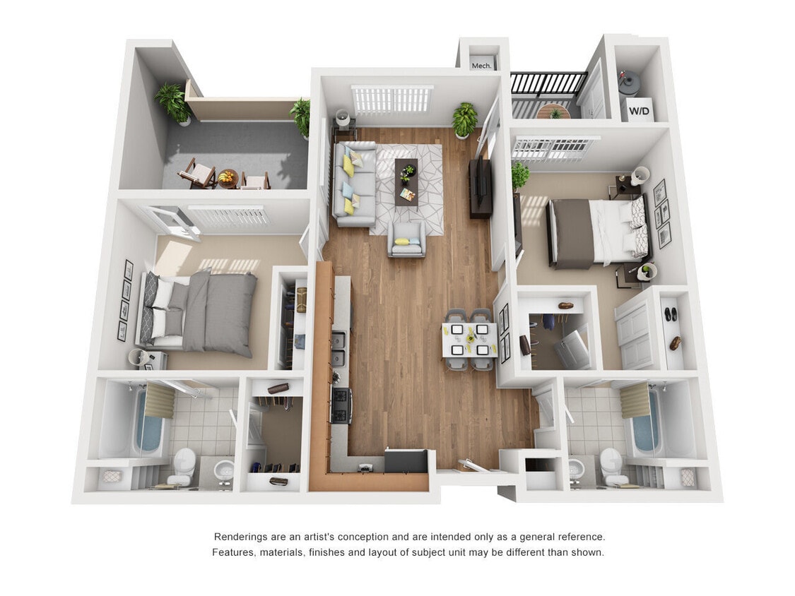 Floor Plan - 2x2 Terrace