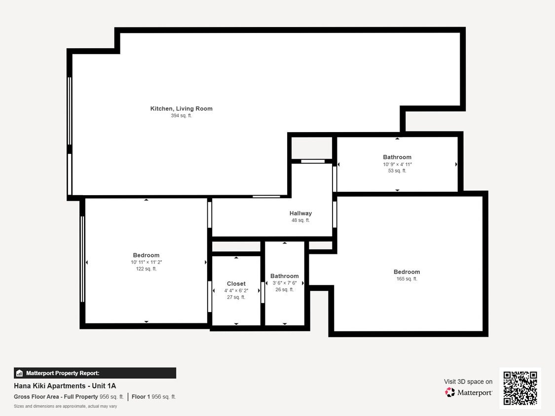 Apt. 1A Floor Plan - 1A