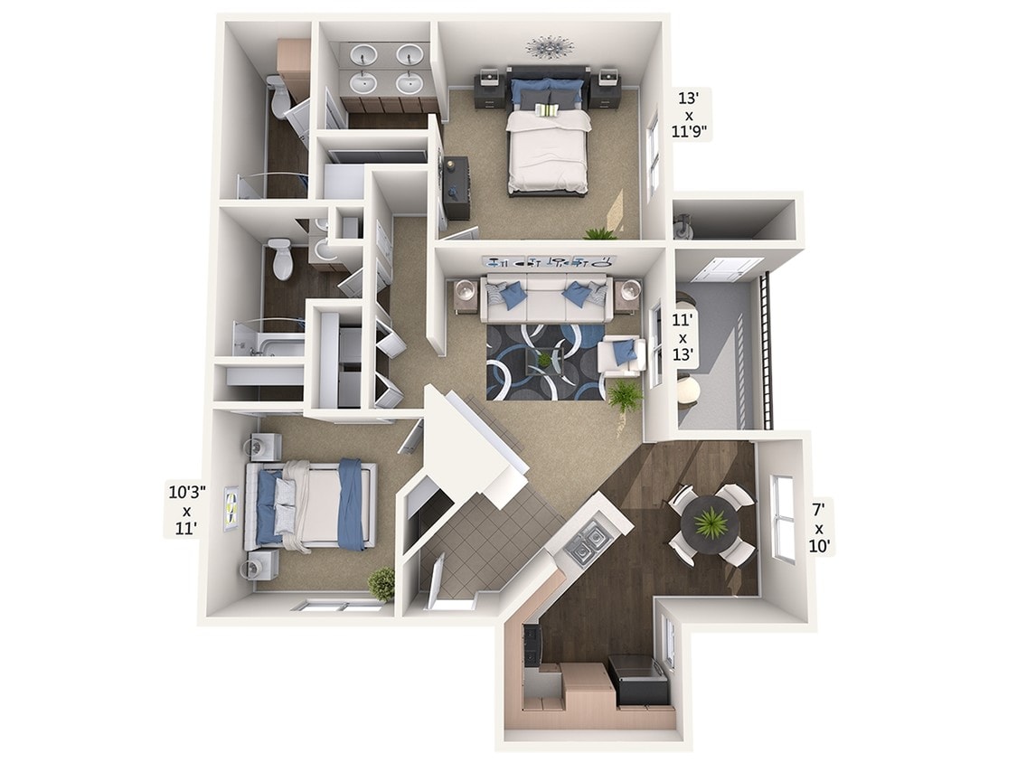 Floor Plan - B2-carpet