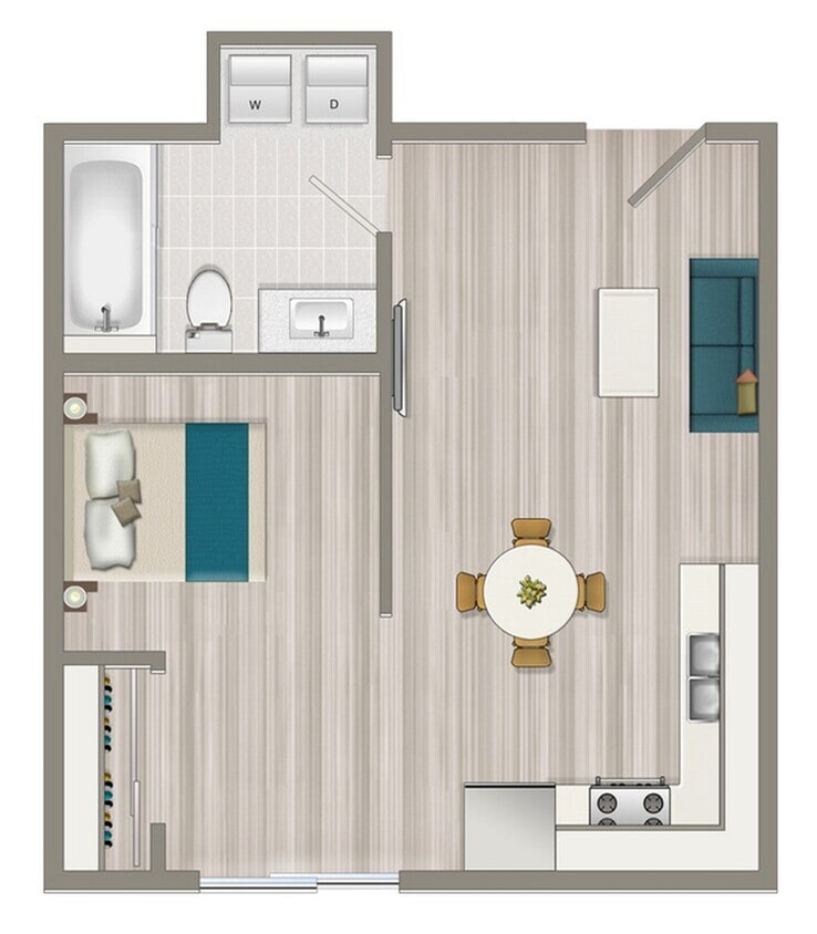 Floor Plan - 1x1JR-310