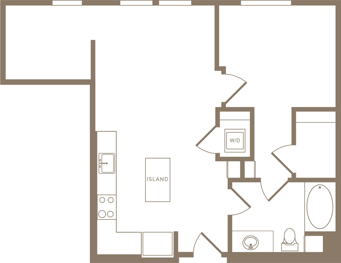 Floor Plan - A THREE + DEN