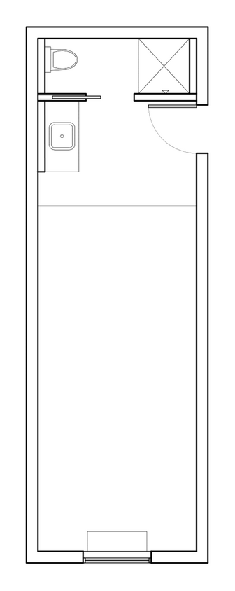 Floor Plan - 202-A 320 sqft + Loft