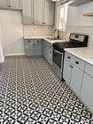 Custom tile floor and backsplash - 1016 Western Ave Apartments Unit A