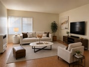 Ai Generated image of Living Room furnished. - 6133 S Harvard Blvd Unit None