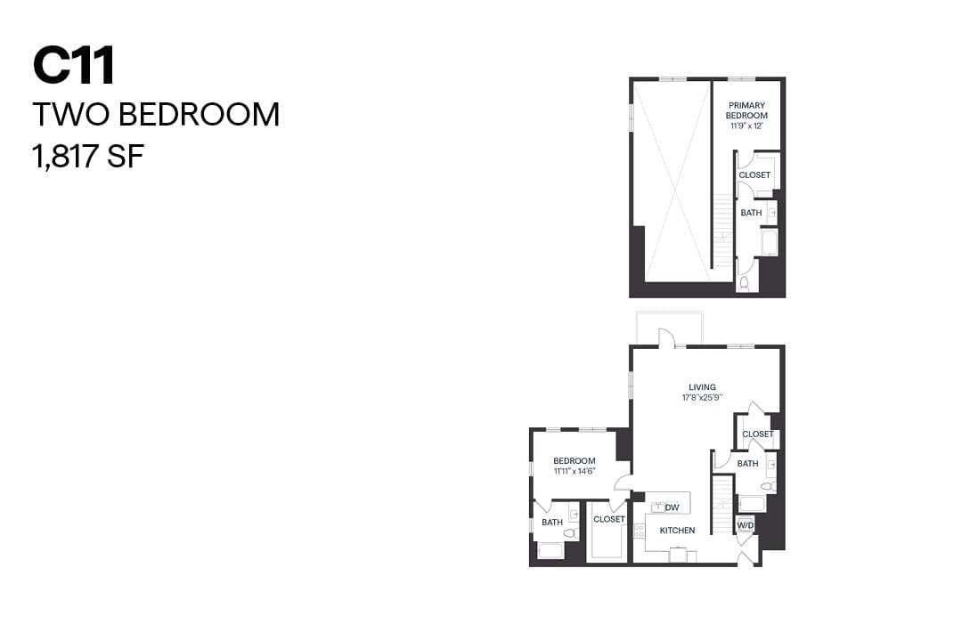 Floor Plan - Two Bedroom C11