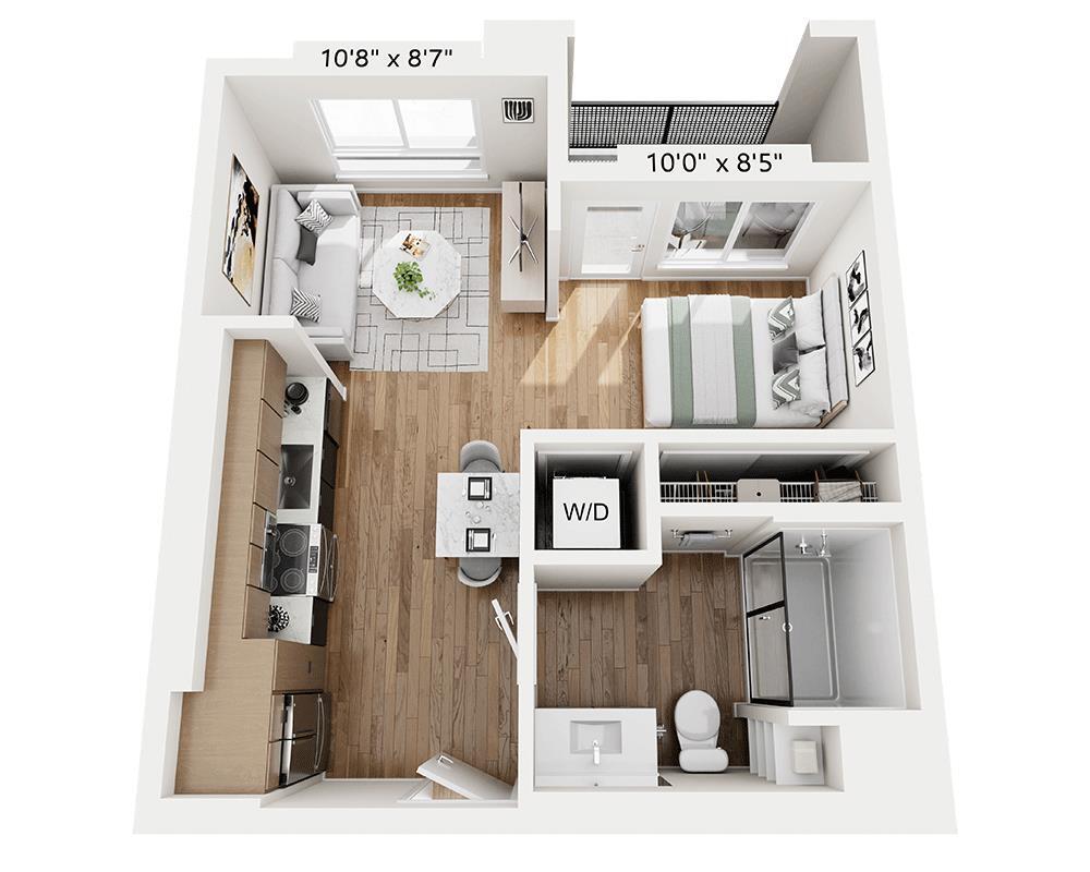 Floor Plan - Studio - E1