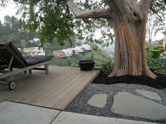 cantilevered deck overlooking canyon - 4608 Nob Hill Dr