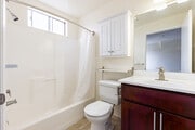 2BR, 2BA - 850SF - Primary Bathroom - 750 S. Carondelet St. Apartments